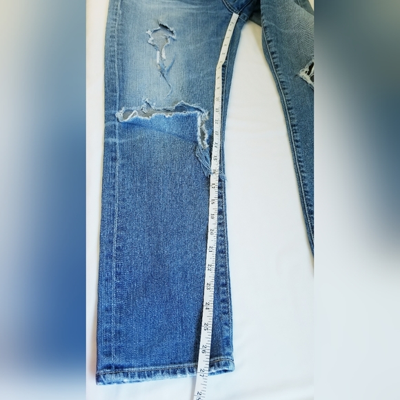 Adriano Goldschmied The Ex-Boyfriend Slim Slouchy Slim Distressed Jeans - Picture 13 of 14